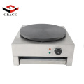 Commercial snack equipment stainless steel non stick saj pancakemaker electric single crepe machine